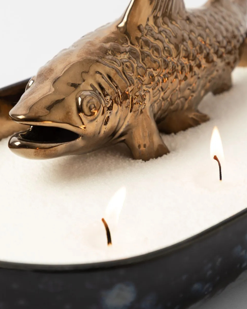 Iconic Obsidian A Big Splash Sandwax Vessel