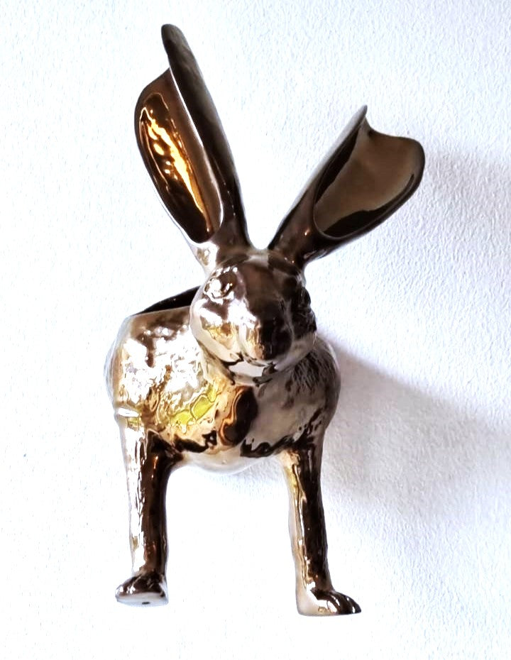 Riverine Rabbit planter Head and Bum Set