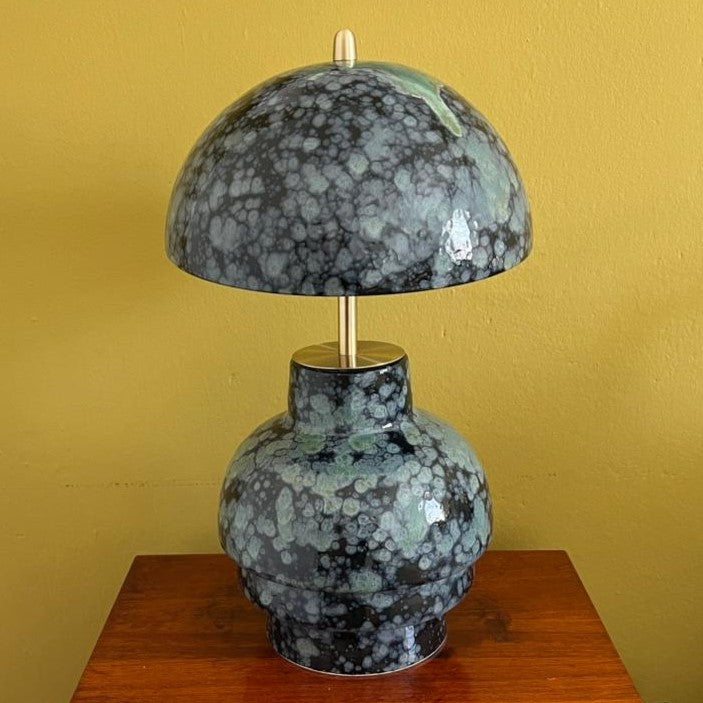 MUSHROOM TABLE LIGHT- Obsidian Blue