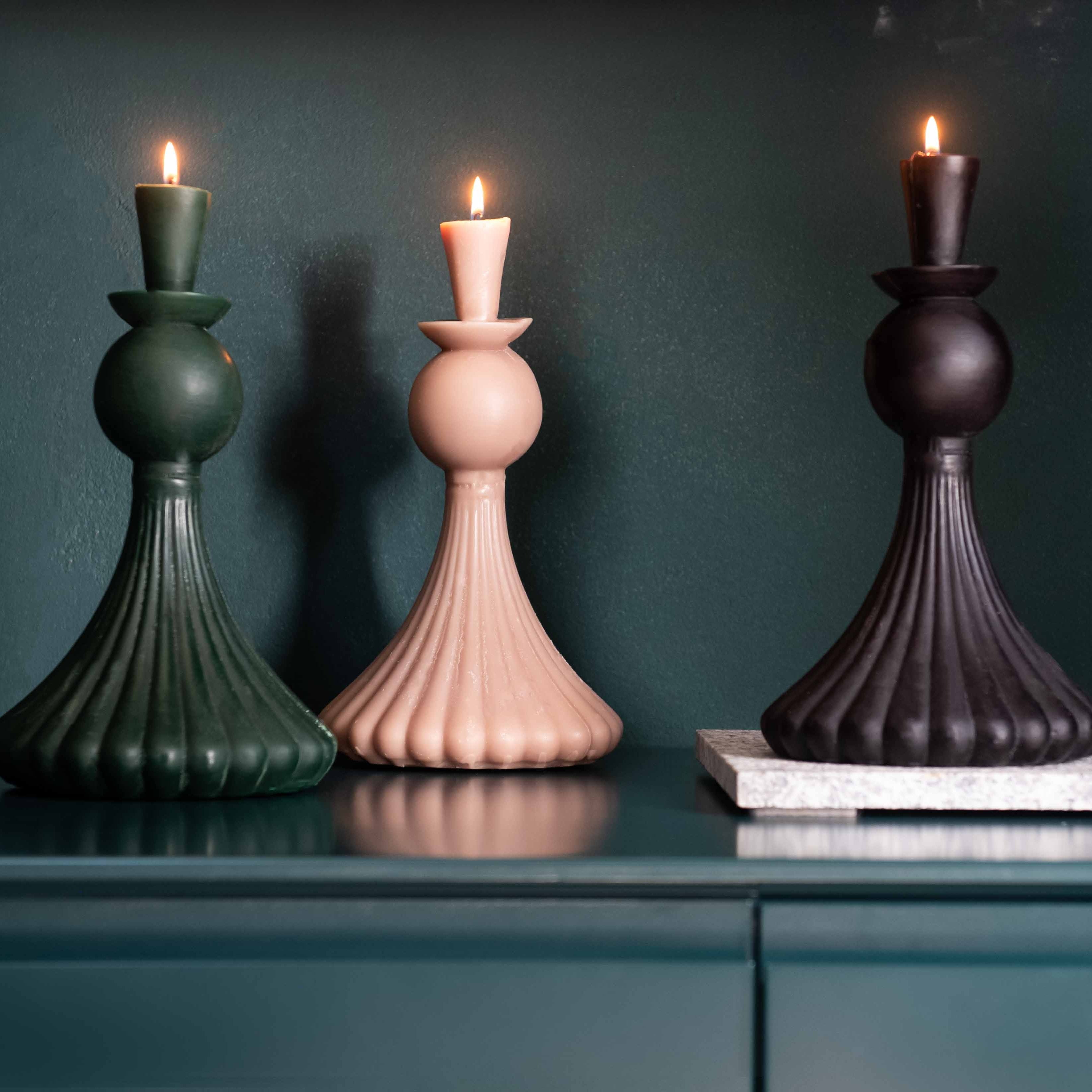 The Large Princess Hand Poured Sculpted Candle