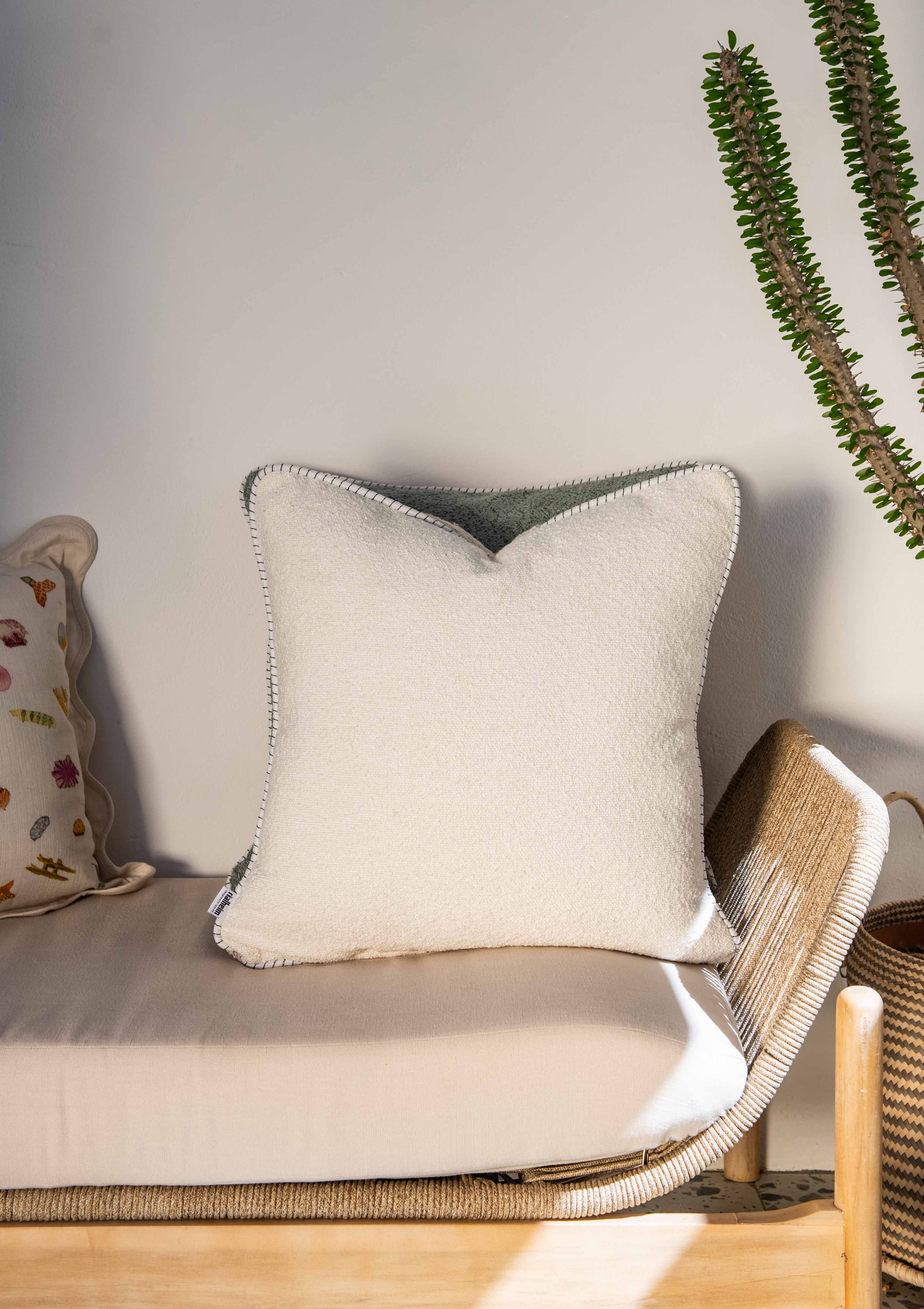 Colour Block Double Sided Boucle Scatter & Inner 60cm x 60cm