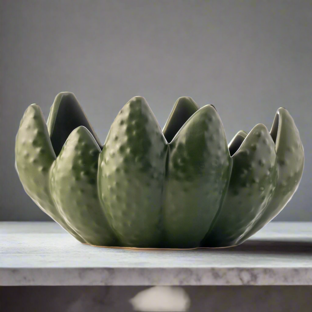 Aloe Bowl _Rialheim_ceramics_gifts_homeware_handmade_green