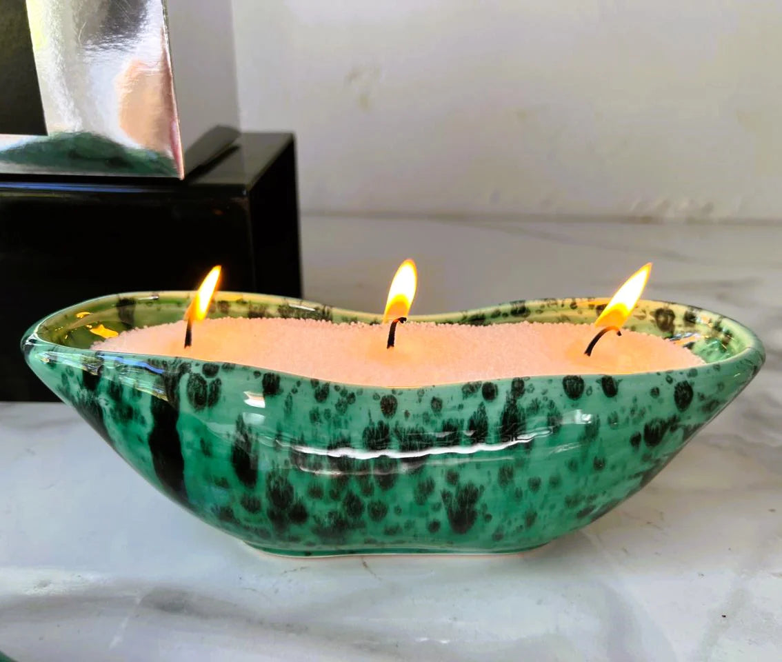 RialheimLipsCandleVesselGreenEmerald