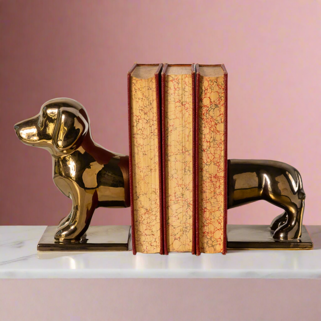 Korea Sausage Dog Bookends - Rialheim 