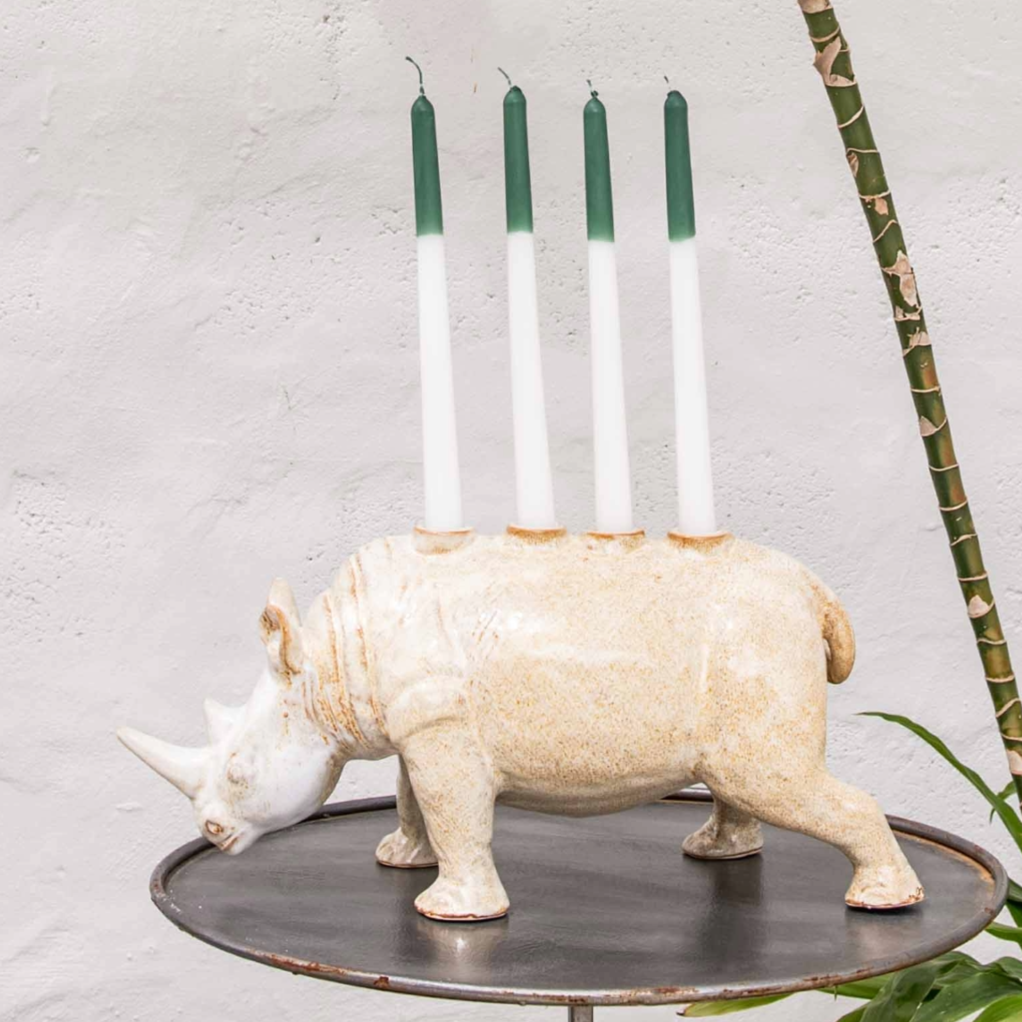 Mythical Rhino Candle Holder large - Rialheim