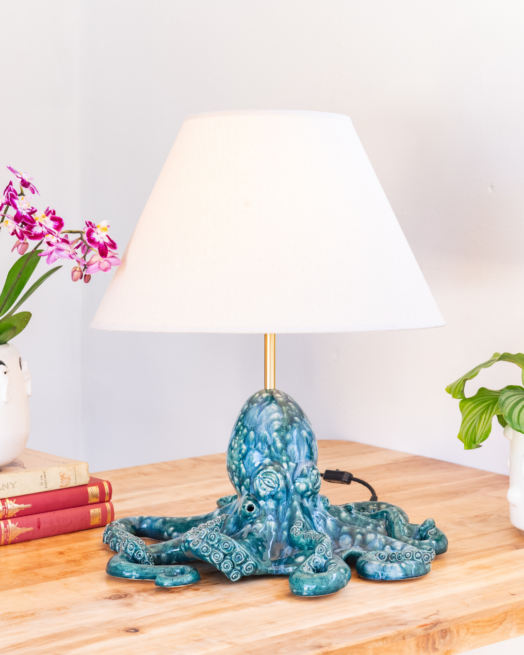 Touchy feely Octopus Table Lamp Ceramic Rialheim