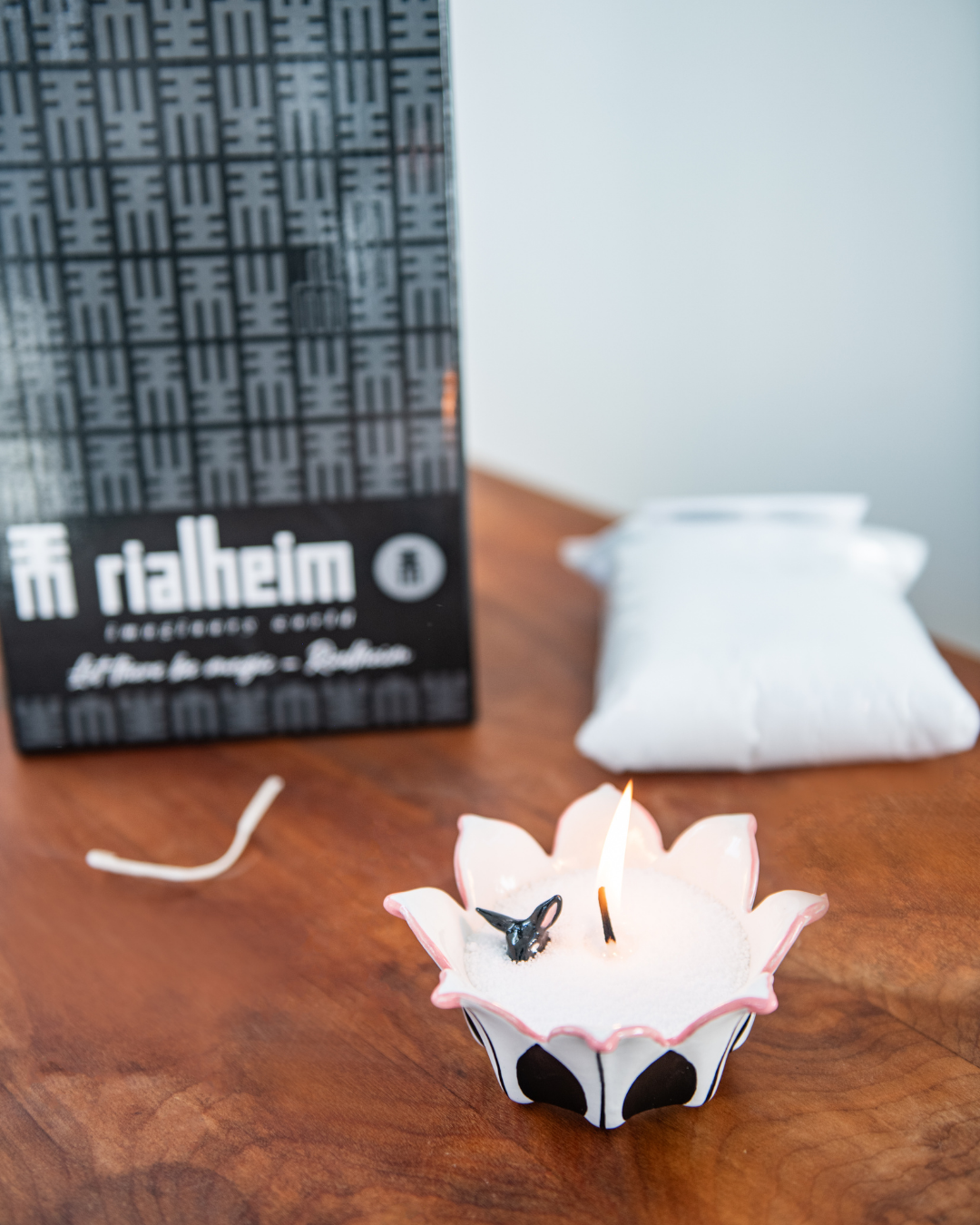 Iconic Nouveau Riverine Petal Vegan Sandwax Vessel