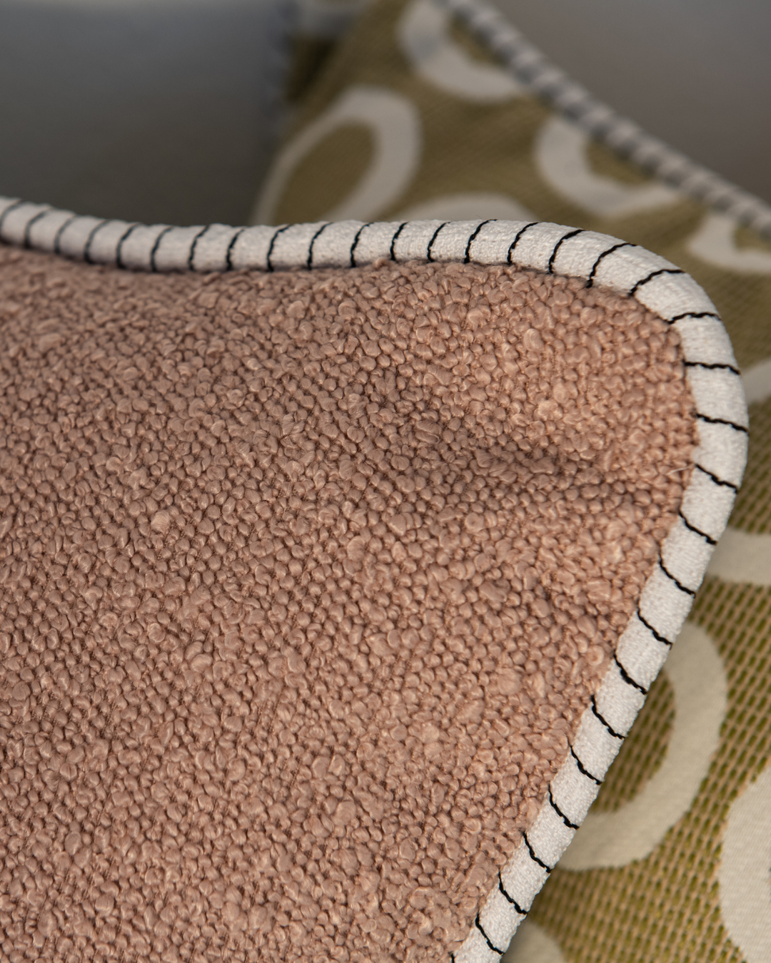 Colour Block Double Sided Boucle Scatter & Inner 60cm x 60cm