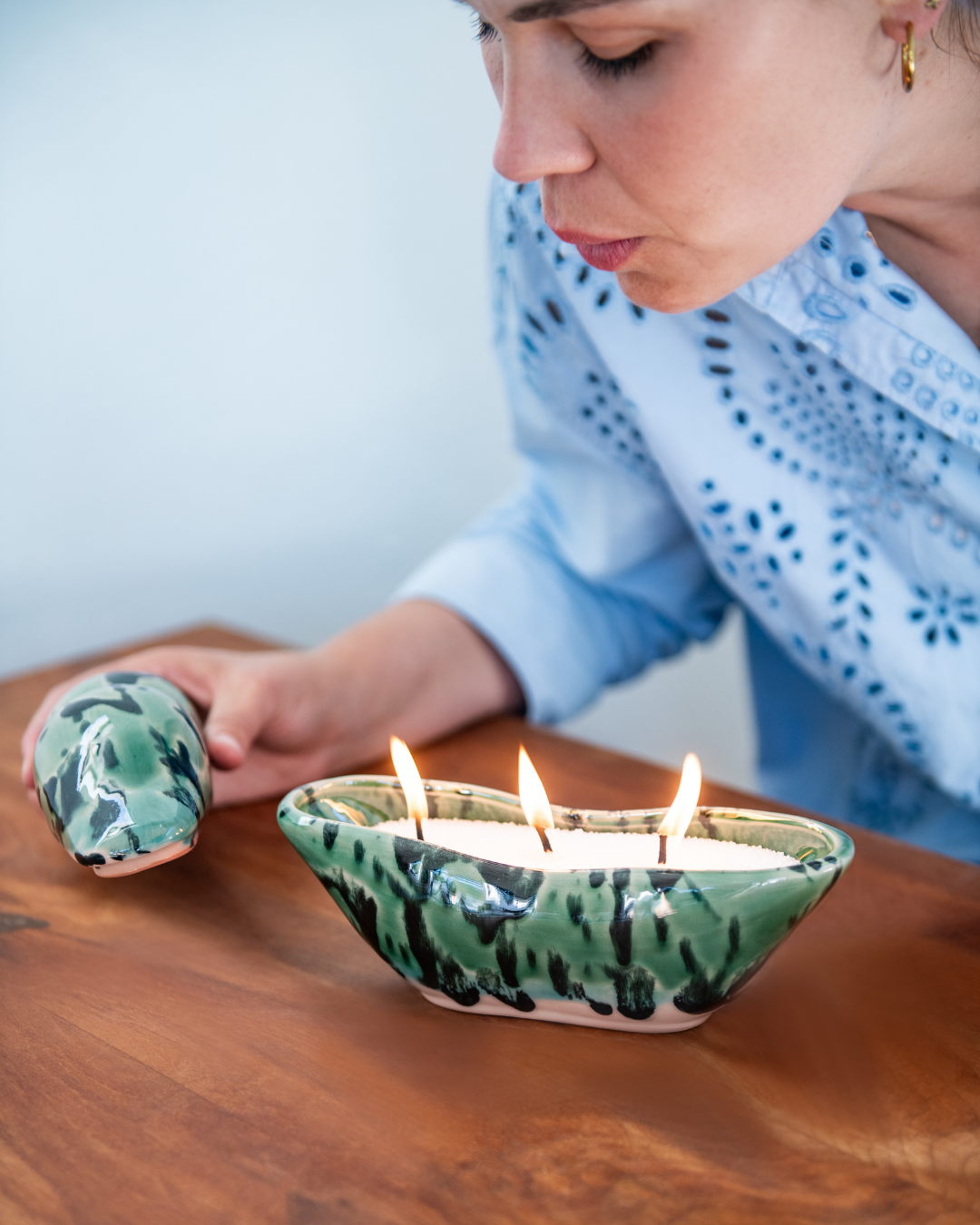 Lips Vegan candle Wax Vessel