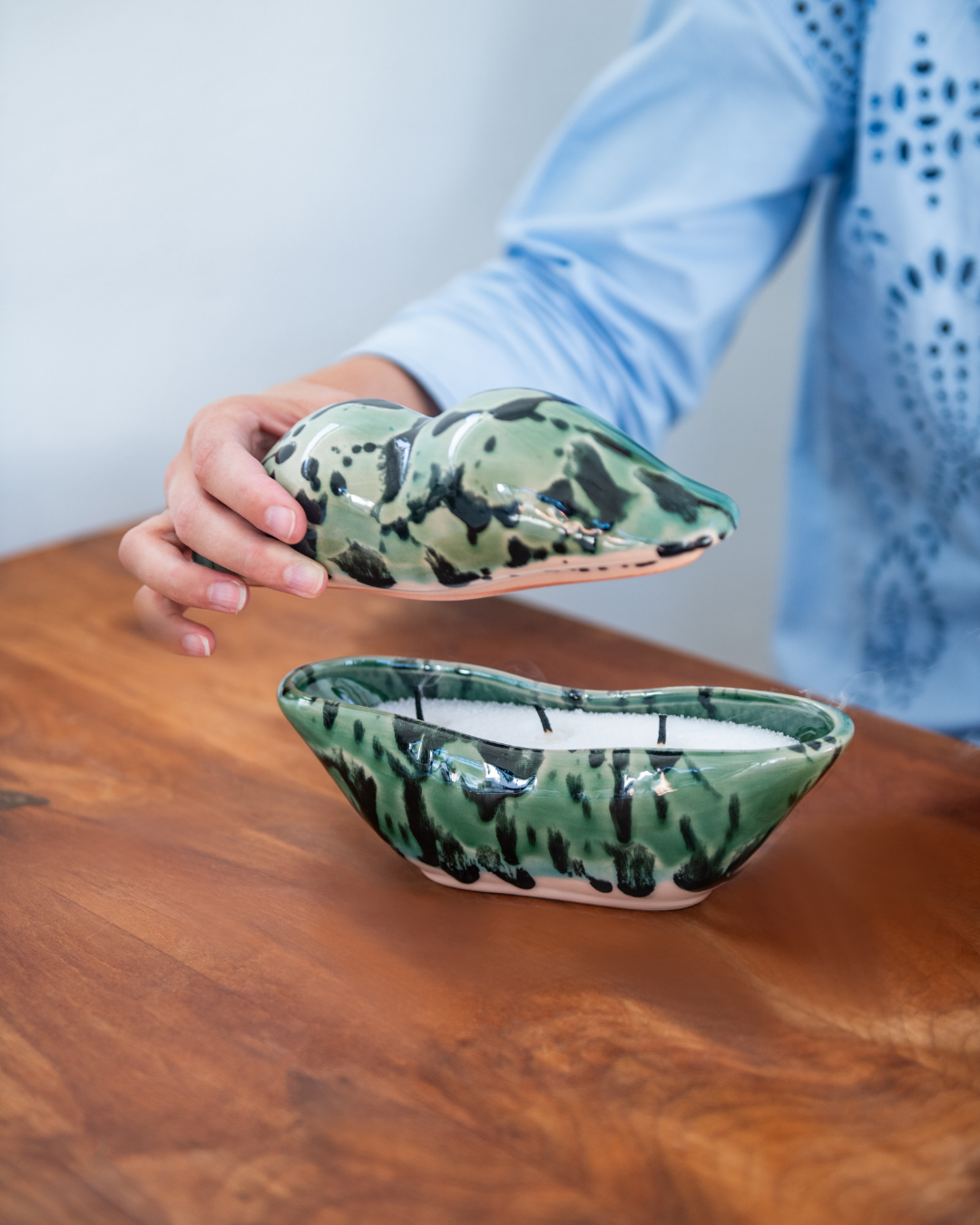 Lips Vegan candle Wax Vessel