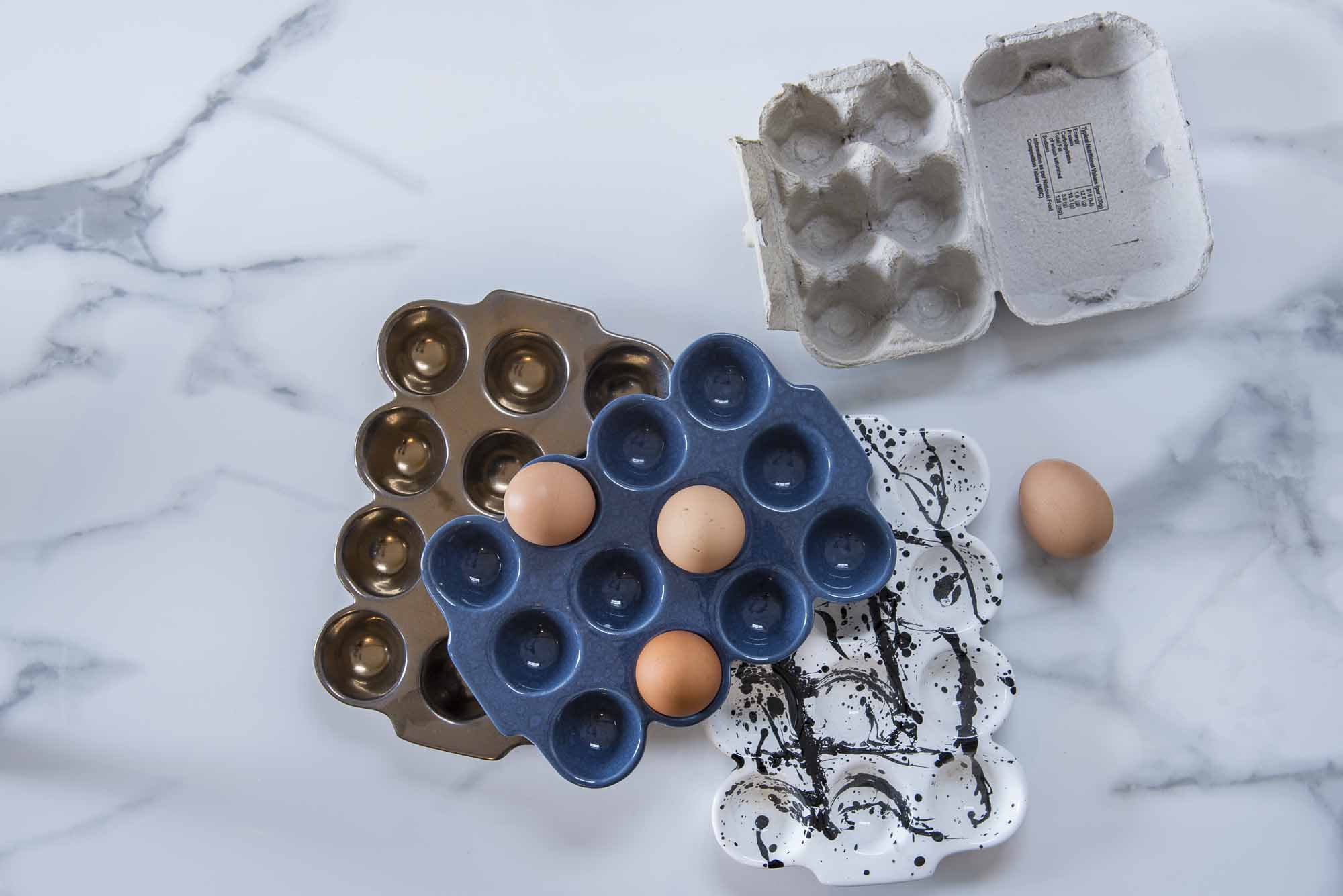 Rialheim Egg Tray - Matt Black