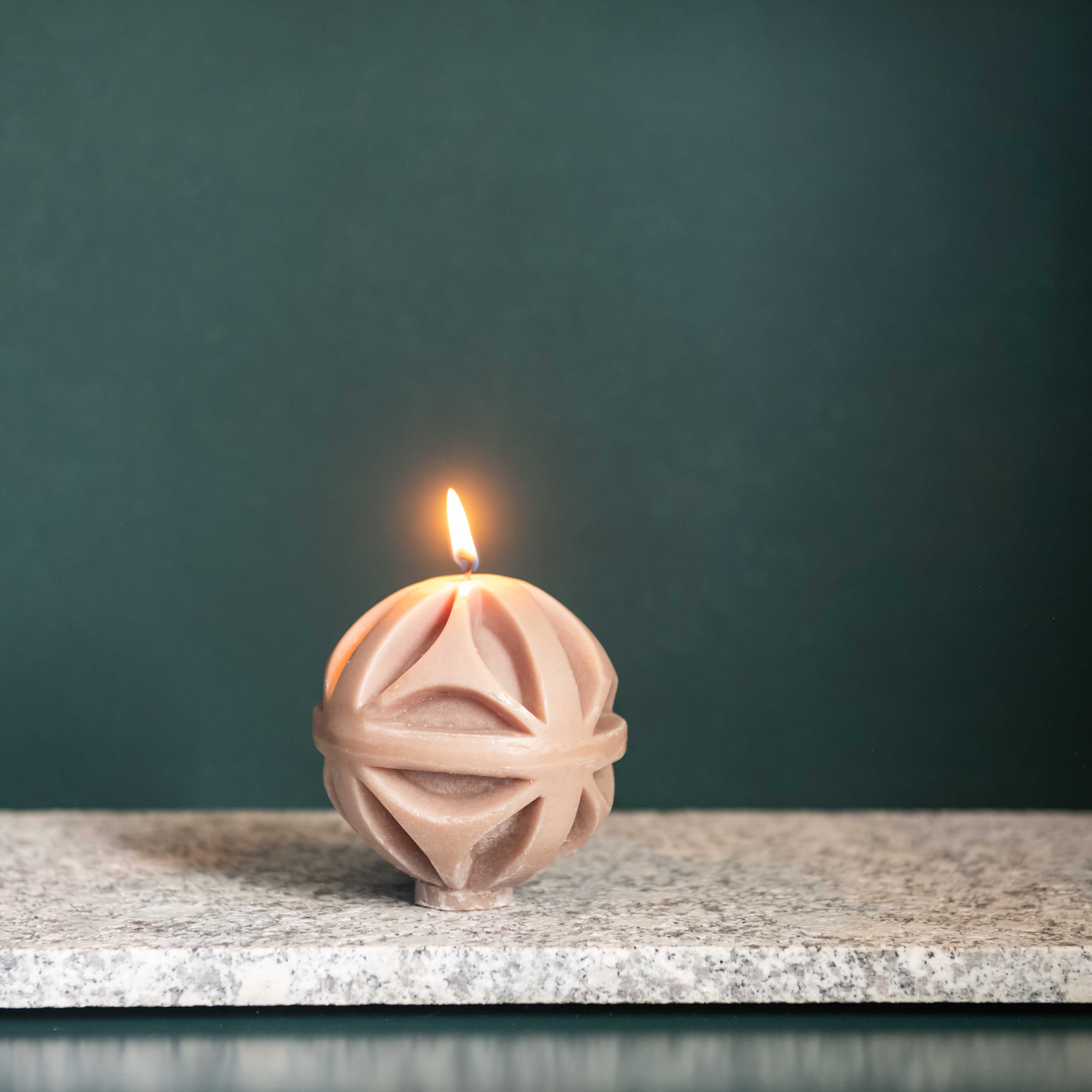 Sacred Orb Sculpted Candle