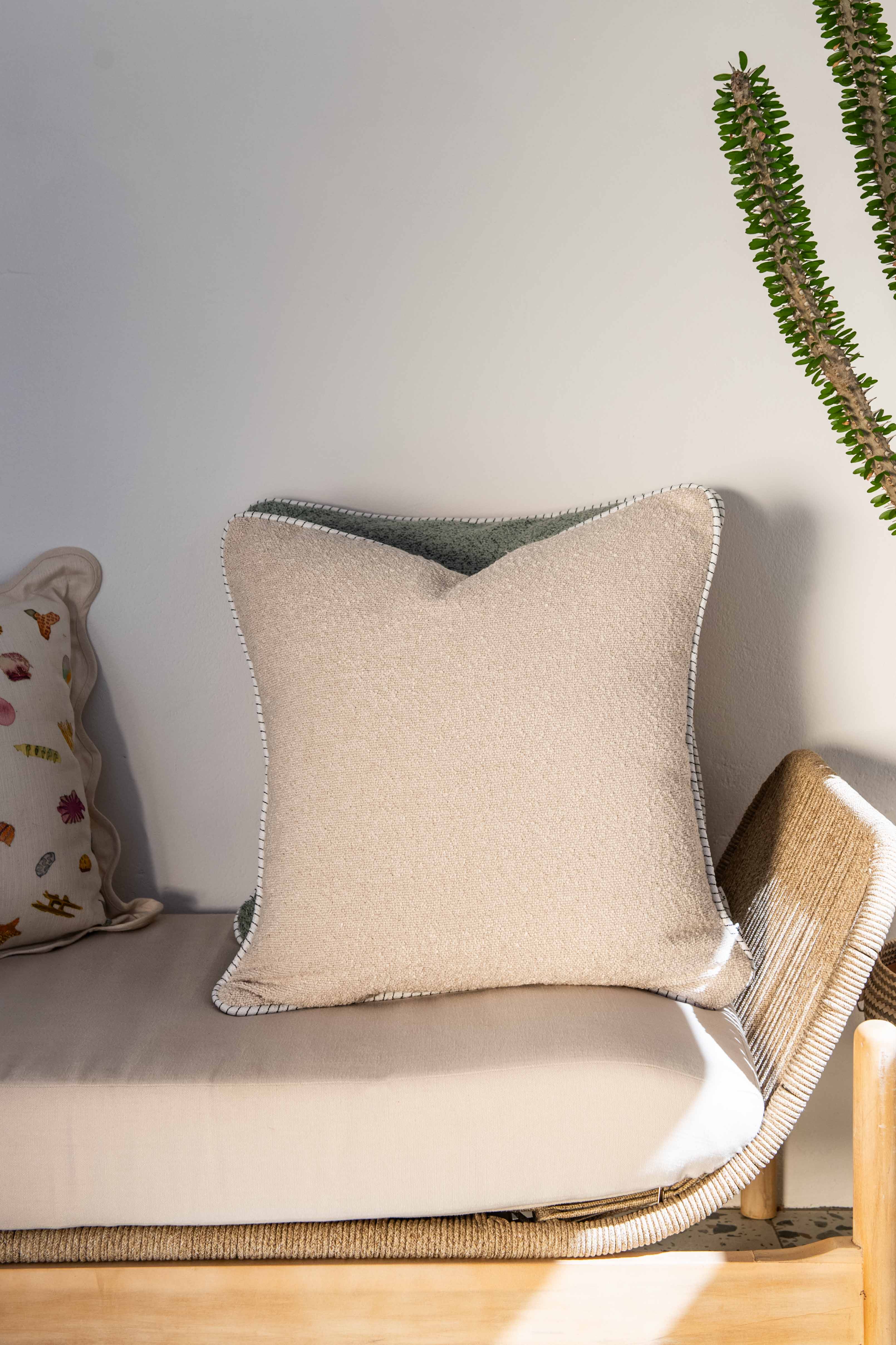 Colour Block Double Sided Boucle Scatter & Inner 60cm x 60cm