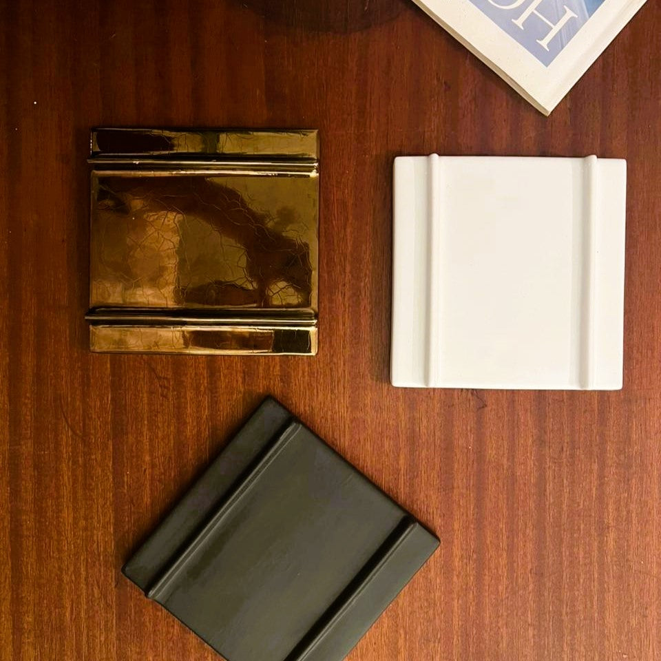 Rialheim handmade tiles in 3 colours