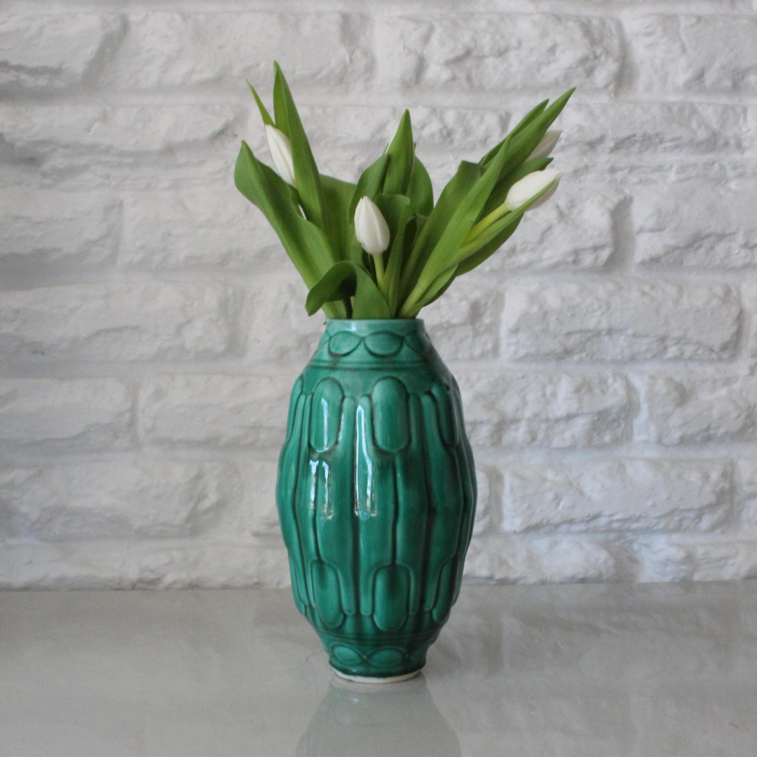 Emerald Green - Vase in Ceramics by Rialheim 