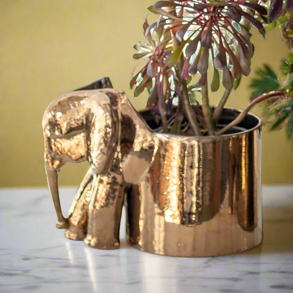 Rialheim_Elephant Pot plant Holder Large_ceramics_homeware_Gifts
