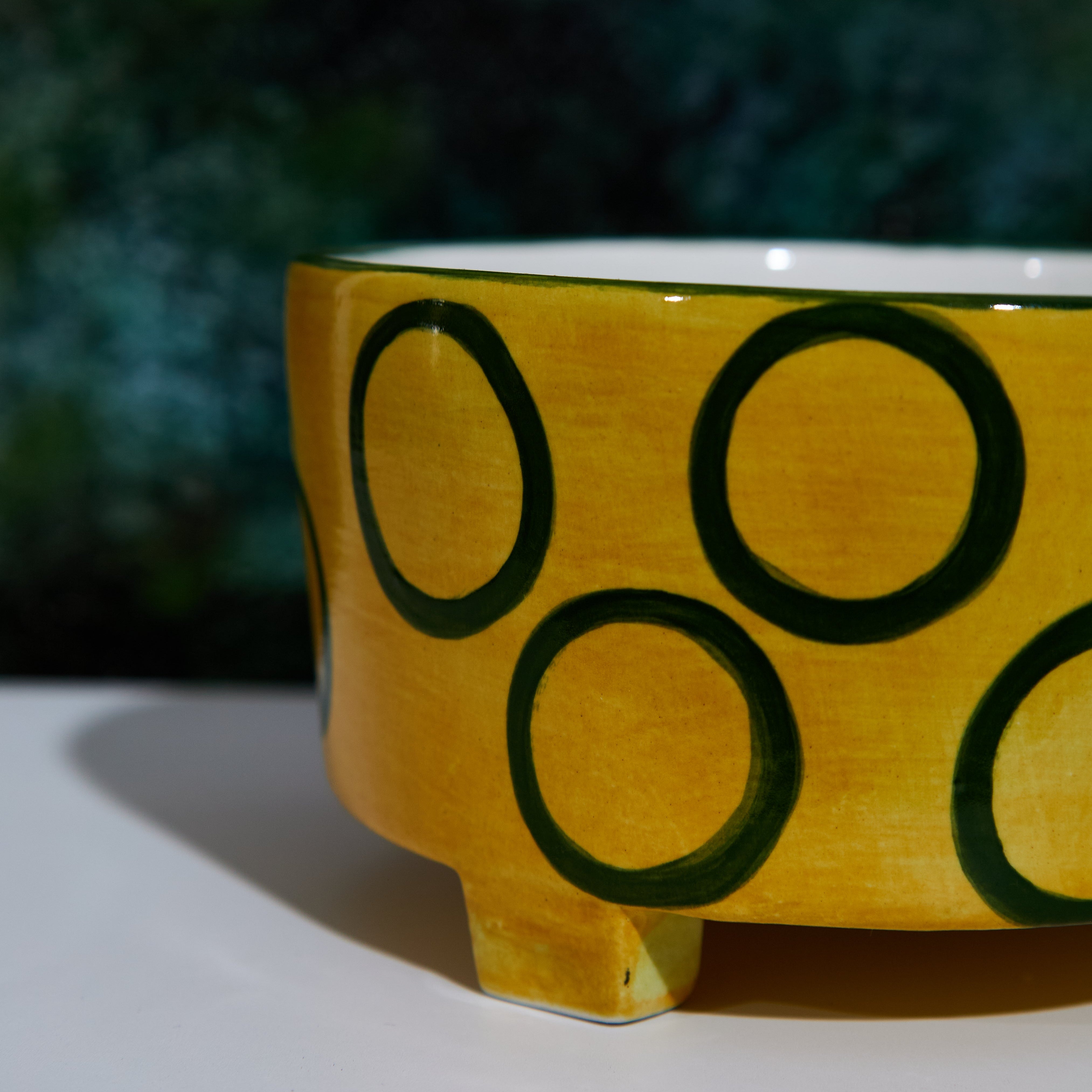 ECLIPSE CANDLE VESSEL MEDIUM-MULTI-HAND PAINTED-