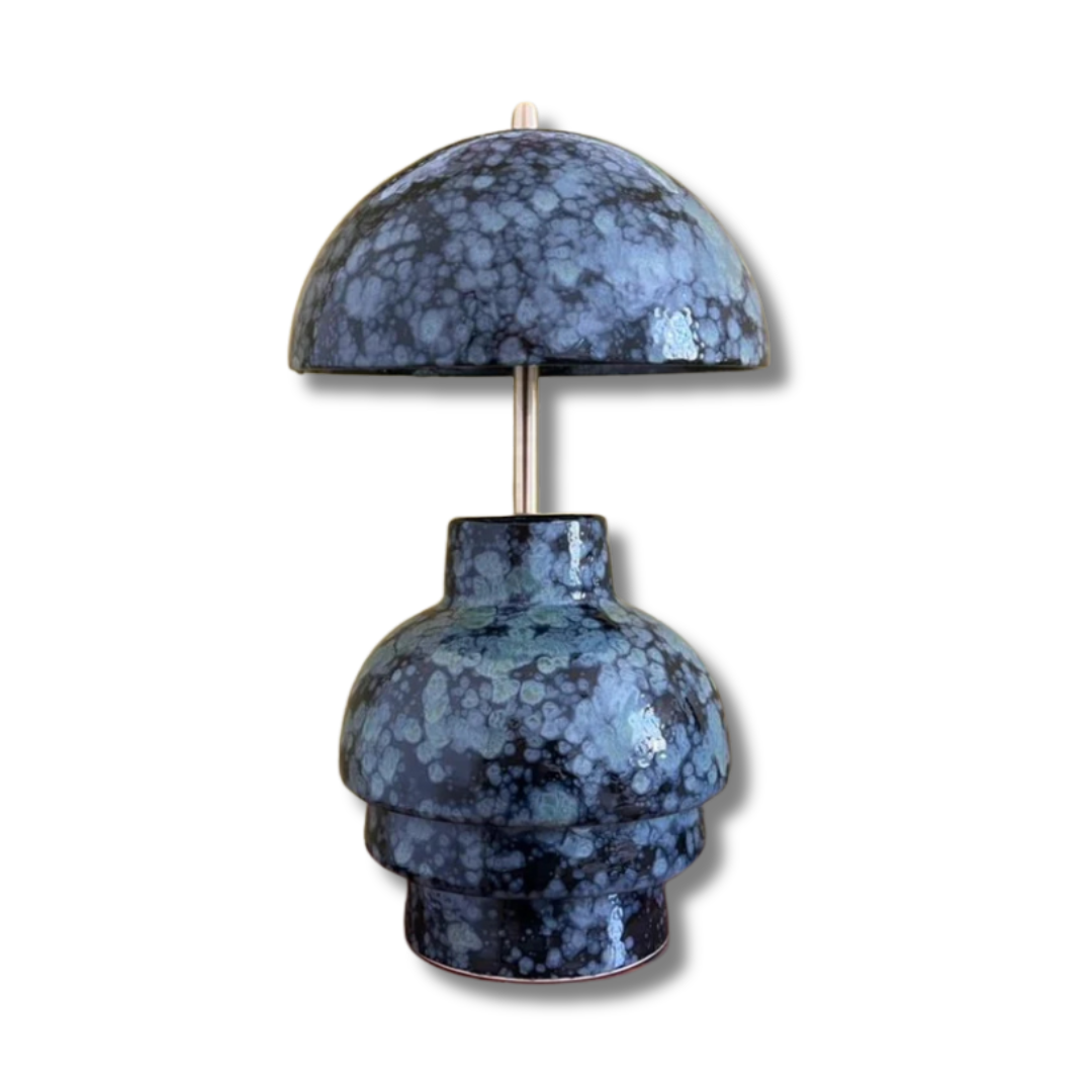 MUSHROOM TABLE LIGHT- Obsidian Blue