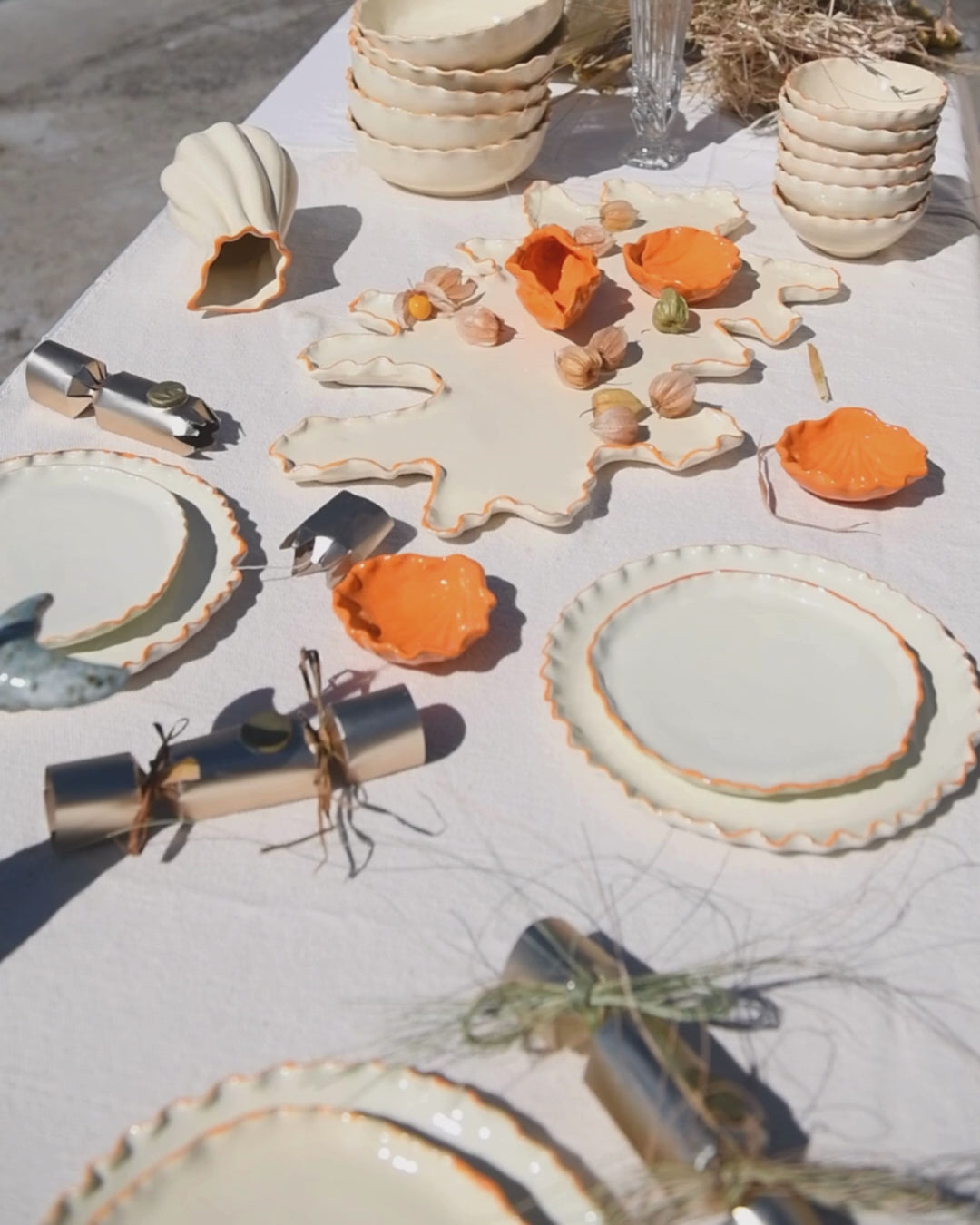 Saffron Coral Reef Small Bowl Set Bowls 