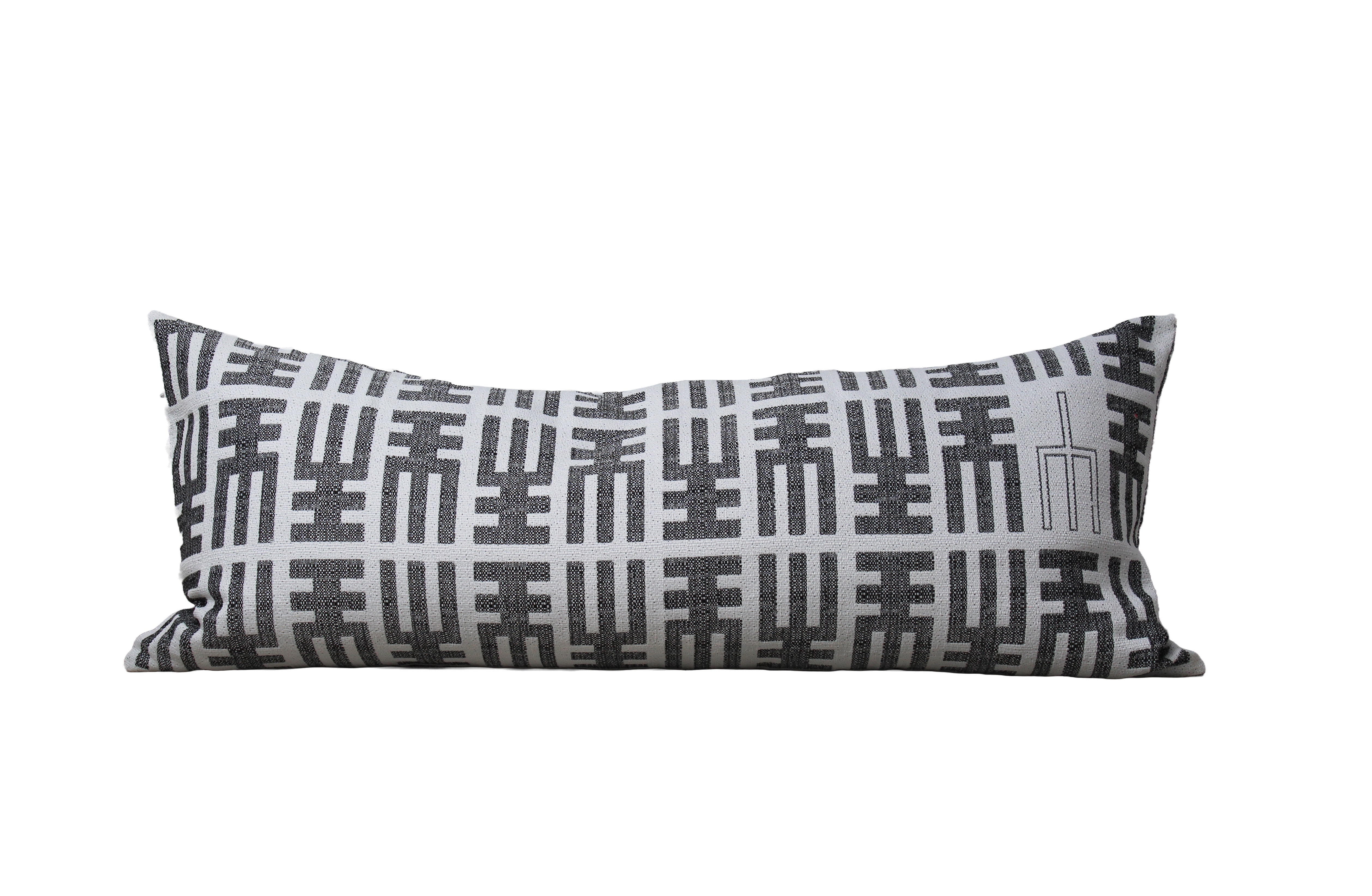 Rialheim Reversible Woven Totem Monogram Scatter Cushion (40x90) - Rialheim 