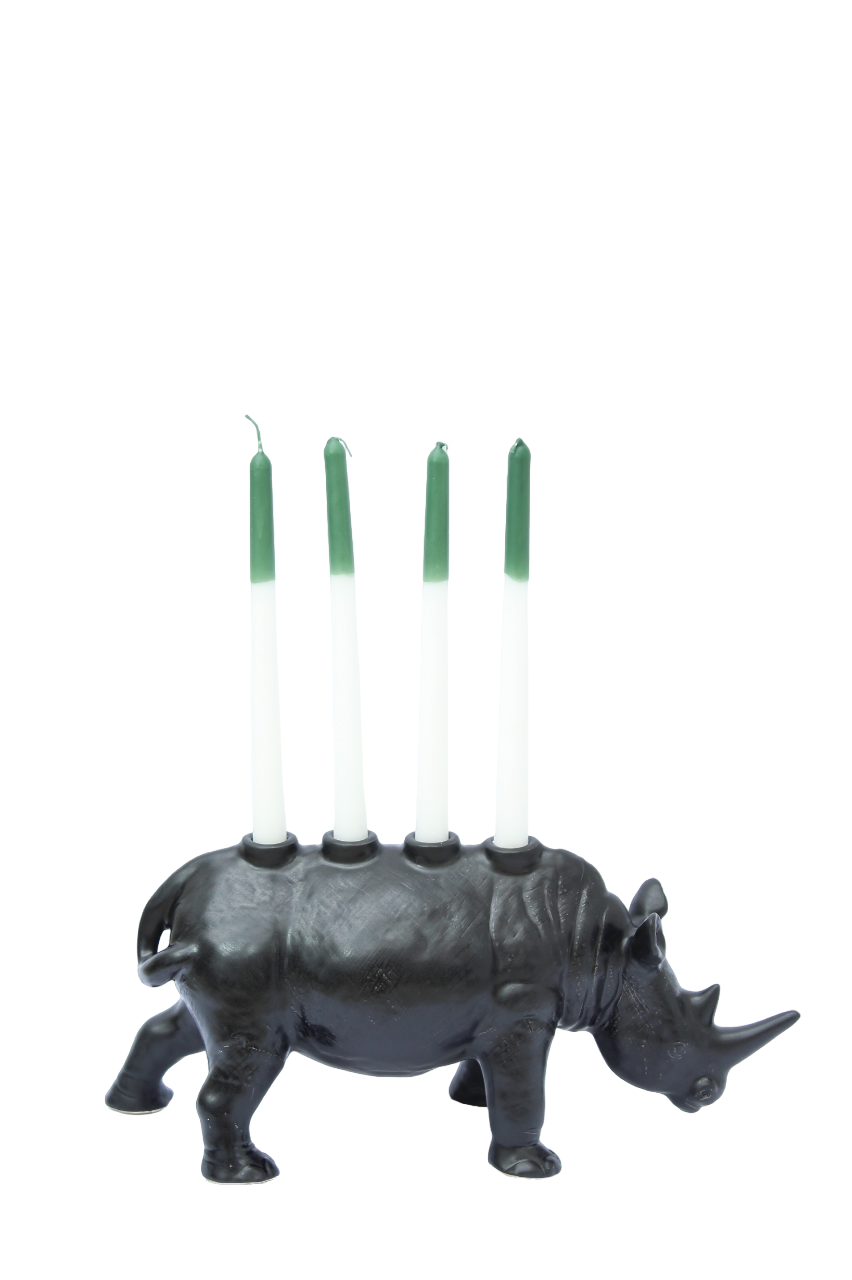 Mythical Rhino Candle Holder - Rialheim 