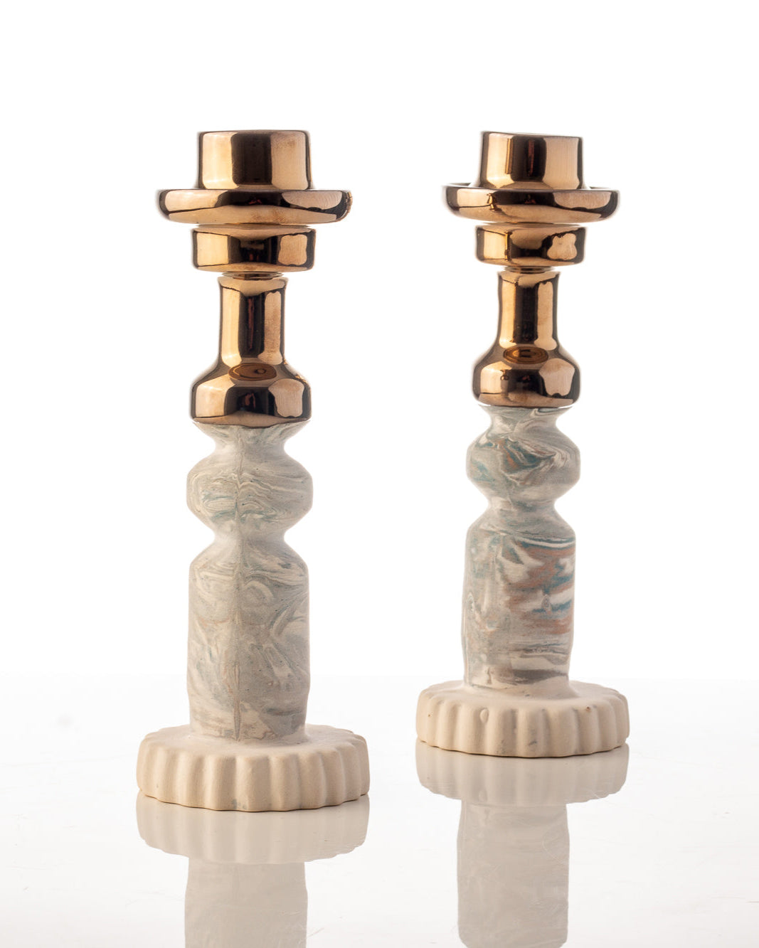 Rialheim_Industrial Candle Sticks _Set of 2_ceramics_homeware